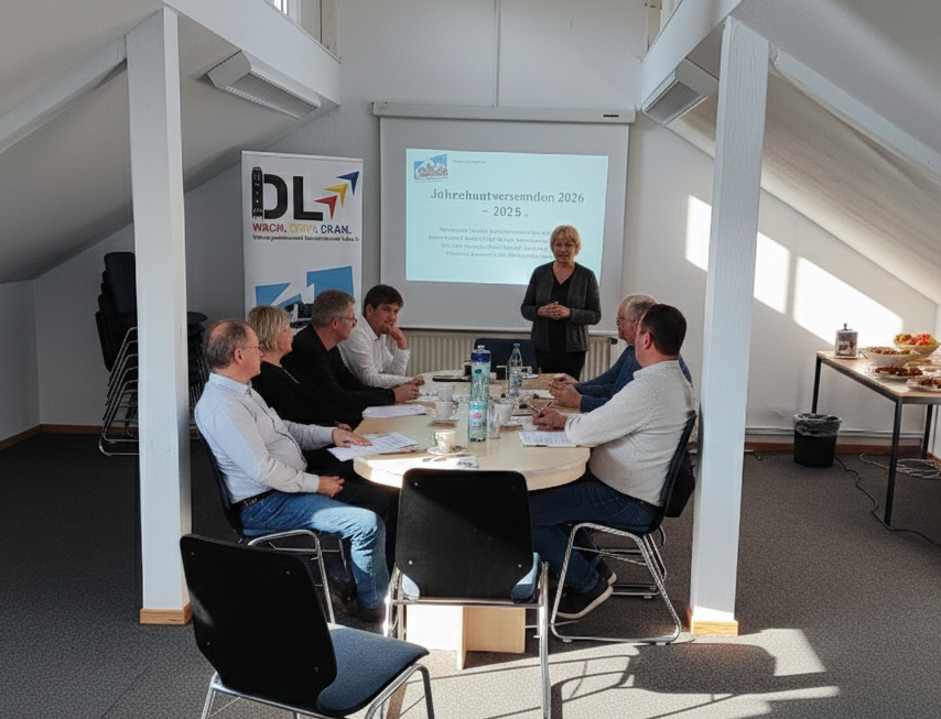 Versammlung in der Lahusenstrasse